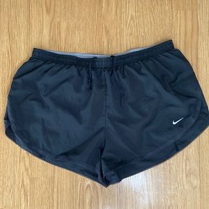 Nike Dri-Fit Running Shorts w/ Liner. Black. Size L (12/14)